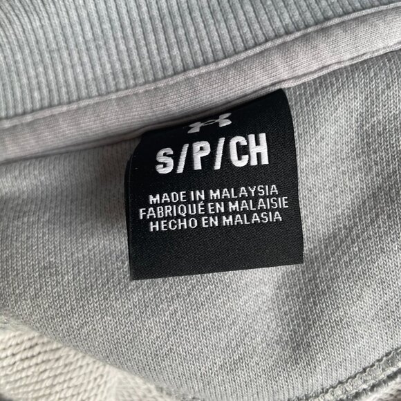 Under Armour Quarter Zip Sweatshirt Small (Oversized) - Picture 4 of 7